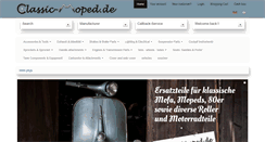 Desktop Screenshot of classic-moped.com