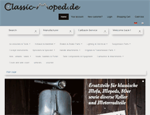 Tablet Screenshot of classic-moped.com